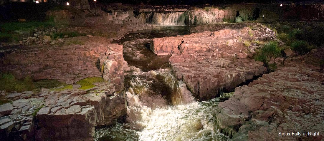 Sioux Falls at Night